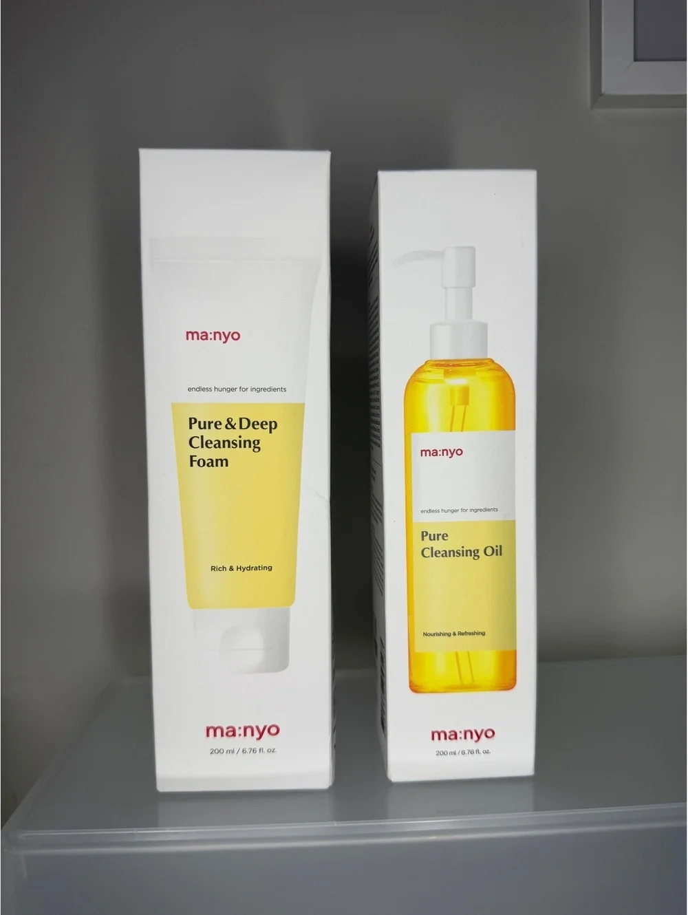 Manyo Pure Cleansing Oil & Pure Deep Cleansing Foam Set